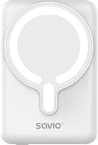 Savio BA-13 power bank 10000 mAh Wireless charging White