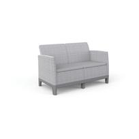 Šviesiai pilkos spalvos sodo sofa Scandi Forma – Keter
