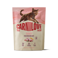 Carnilove True Fresh Turkey Adult sausas maistas sterilizuotoms katėms, 0,4 kg