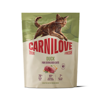 Carnilove True Fresh Duck Adult sausas maistas sterilizuotoms katėms, 0,4 kg