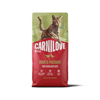 Carnilove Active Duck-Pheasant Adult sausas maistas sterilizuotoms katėms, 6 kg