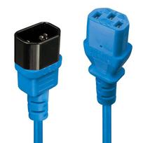 Lindy IEC Extension Cable C14 - C13 blue 0.5m