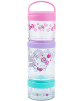 Apvali užkandžių dėžutė HELLO KITTY Pastel, 3 skyrių