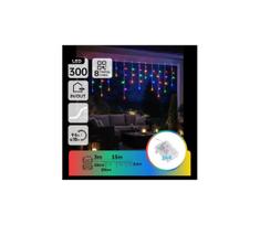 Aigostar - LED lauko kalėdinė girlianda 300xLED/8 režimų 3xAA 18x06m IP44 daugiaspalvė