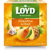 Ananasų-kriaušių skonio vaisinė arbata LOYD'S, 40 g