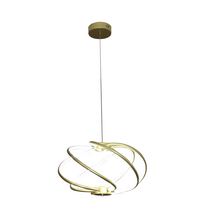 Šviestuvas lubų Light Prestige Kandor, LED, 3000 - 6000 °K, 1 x 45 W, aukso sp./balta sp.