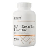 OstroVit CLA + žalioji arbata + L-karnitinas - 90 kapsulių