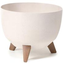 Gėlių vazonas ROMA ECO WOOD 33cm Baltas