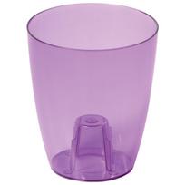 Gėlių vazonas orhidejoms COUBI 13x16cm 1.5L Skaidri violetinė