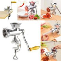 Kitchen tools,Manual Metal Meat Grinder Sausage Maker Kebbe Machine with Aluminum Body,