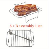 Nerūdijančio plieno kepimo grotelės, A+B