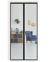 Meet Beauty magnetinis tinklelis nuo uodų durims 120x220 cm, juodas