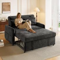 Dvivietė sulankstoma sofa, multifunkcinė, su miego funkcija, USB, namų kino, svetainė, miegamasis