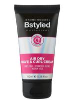 JEROME RUSSELL Garbanotų plaukų kremas BSTYLED AIR DRY WAVE & CURL CREAM, 150 ml