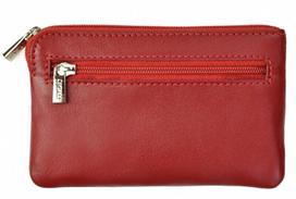 Odinė mini piniginė-raktų pakabukas 7289 raudonas, red