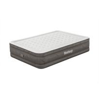 Pripučiamas čiužinys su įmontuota pompa Bestway Fortech, 203x152x46 cm, Pilka