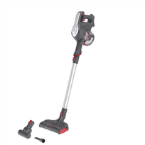 Dulkių siurblys Hoover HF122GPT 011 belaidis rankinis sausas 40 min autonomija pilkas raudonas sidabrinis