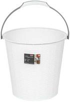 Kibiras plastikinis Elegance baltas 10 l 29500 Italija STEFANPLAST