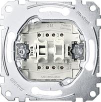 Merten Doppeltastereinsatz MEG3055-0000 2 Schl. 1polig 10A AC250V Steckdose (MEG3055-0000)