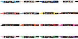POSCA Pigmentmarker PC-5BR BRUSH, braun halbflexible Schaumstoffspitze, Strichstärke: 1,0 - 4 mm, - 1 Stück (PC5BR M)
