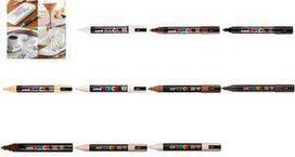 POSCA Pigmentmarker PC-5M, dunkelbraun Rundspitze, Strichstärke: 1,8 - 2,5 mm - 1 Stück (PC5M MF)