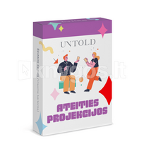 Pokalbių kortelės UNTOLD: ATEITIES PROJEKCIJOS