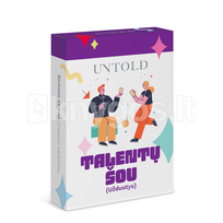 Pokalbių kortelės UNTOLD: TALENTŲ ŠOU (Užduotys)