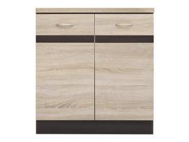 Virtuvinė spintelė Junona Line, 47x85x87,5 cm, pilka