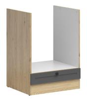 Virtuvinė spintelė Junona Line, 51x60x82,5 cm, pilka