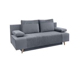Sofa-lova Leon, 191x89x92 cm, pilka