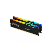 KINGSTON FURY Beast 64GB DDR5 RAM Atmintis | 6000 MT/s, CL36, 2x32GB, Black, RGB