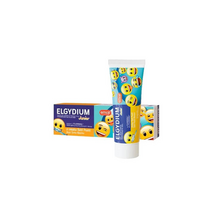 ELGYDIUM JUNIOR TUTTI-FRUTTI EMOJI, dantų pasta gelis vaikams, vaisių skonio, 7-12 m., 50ml