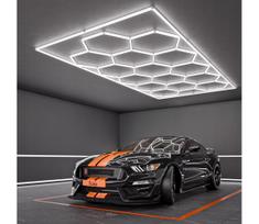 LED lubinis šviestuvas LED/696W/85-265V 6500K 484x243 cm CRI 90 IP44 baltas