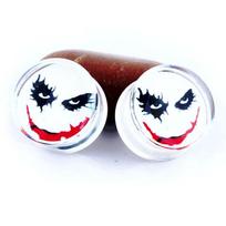 Auskarai tuneliai Acryl Bloody Ghost, 2vnt; 10mm, 12mm, 14mm, 16mm