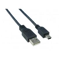 Nanocable USB 2.0 A į Mini-USB B juodas