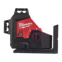 4933478103 MILWAUKEE M12 3PL-0C TRIJŲ PLOKŠTUMŲ ŽALIAS LAZERIS (360°)