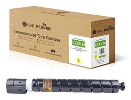 G AND G Reborn-Toner compatible with Canon C-EXV 64 (5756C002) Yellow