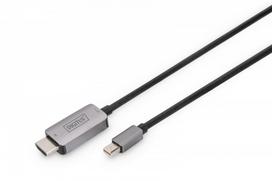 Digitus Mini DisplayPort to HDMI Adapter Cable 8K (black, 1 meter)