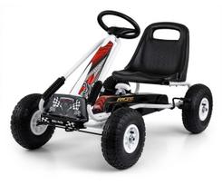 Milly Mally Thor white pedal go-kart