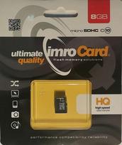 IMRO 10/8GB memory card, 8GB MicroSDHC Class 10