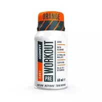 iCONFIT Pre-Workout Shot geriama ampulė, apelsinų skonio, 60 ml.
