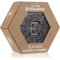 BEN&ANNA Love Soap Shower & Shampoo kietas šampūnas ir dušo želė 2 viename Elm Wood 60 g