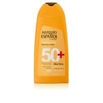 Apsauginis kremas nuo saulės Instituto Español Aloe Vera SPF50, labai aukšta apsauga, drėkinamasis, atsparus vandeniui
