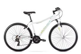 Dviratis Romet Jolene 6.0 2025 balta-mėlyna-žalia 15" / S