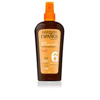 Apsauginis kremas nuo saulės Instituto Español Intensyvus įdegio aliejus SPF6 purškiklis, atsparus vandeniui, kūnui, 250 ml