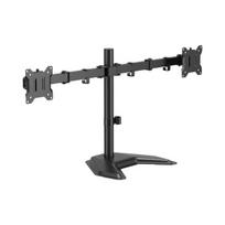 Monitoriaus laikiklis Dvigubas monitoriaus laikiklis SBOX LCD-F024-3 17–32" 2x10kg 100x100 VESA