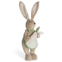 Velykinė zuikio figūrėlė 74 cm, žalia/smėlio spalvos, 1 vnt.