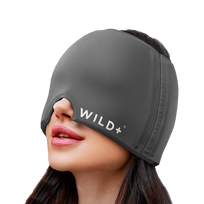 WILD+ Migraine Relief Cap Šaldanti kepurė migrenos ir galvos skausmui malšinti - Pilka