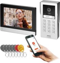 Orno GAYD, zestaw wideodomofonowy jednorodzinny, 2-żyłowy, 8", Wi-Fi, ekran dotykowy, 2MP Full HD, RFID, szyfrator | OR-VID-MA-1080/B | 5908254845888
