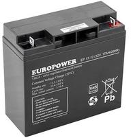Europower Akumulator 12V 17Ah AGM Europower EP17-12 | EP 17-12 | 5902367800130